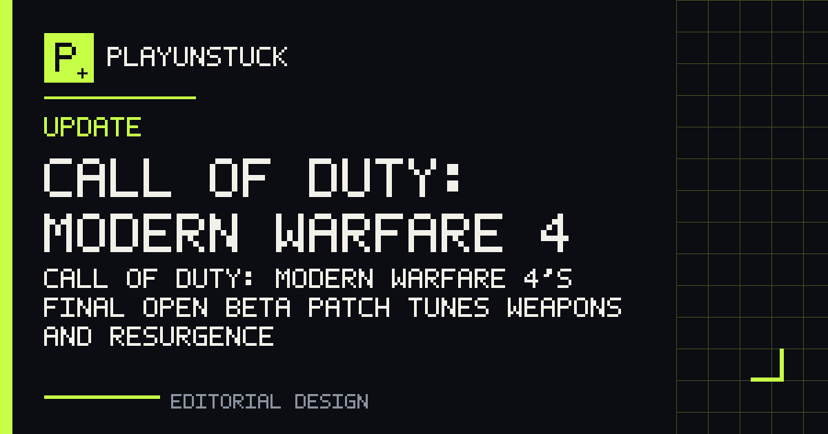 Call of Duty: Modern Warfare 4