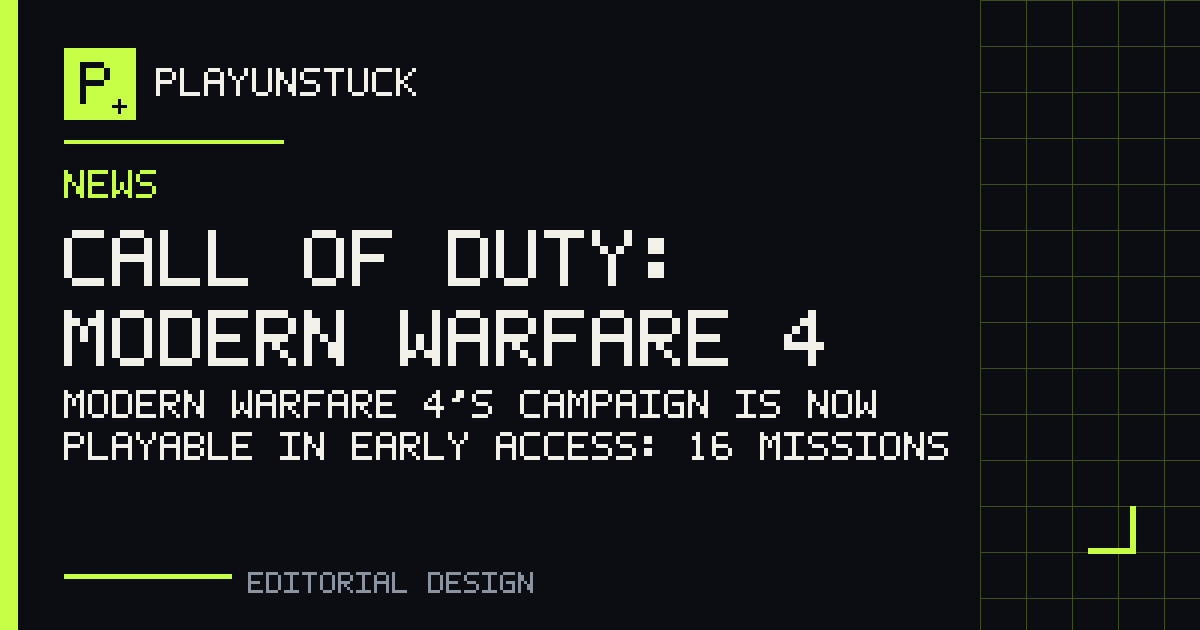 Call of Duty: Modern Warfare 4