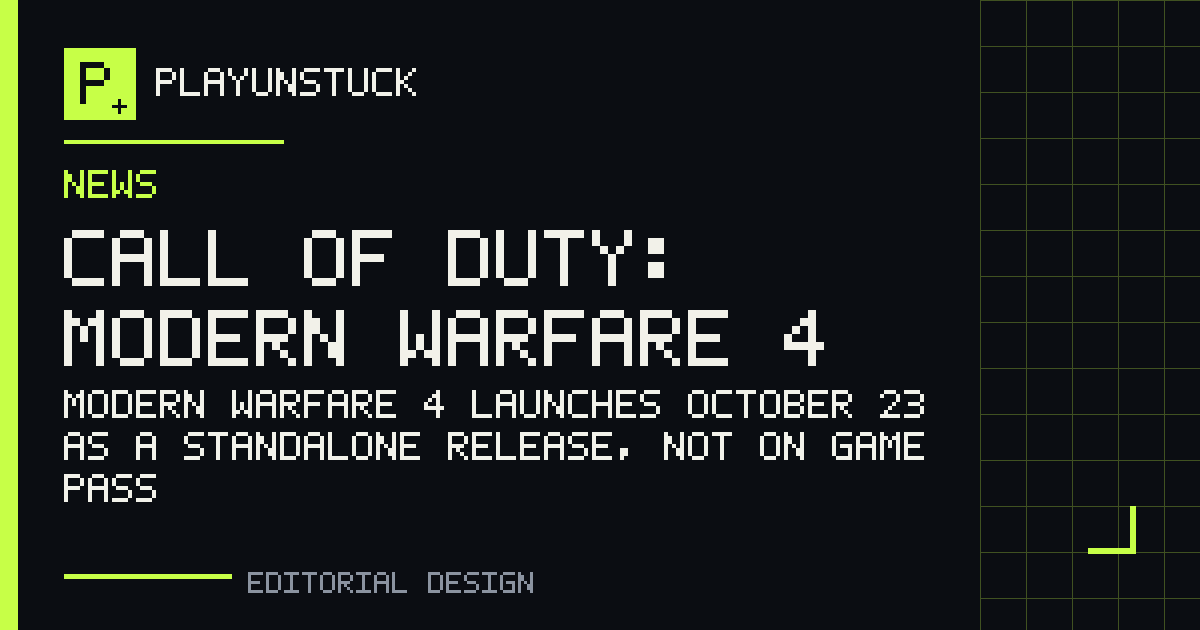 Call of Duty: Modern Warfare 4