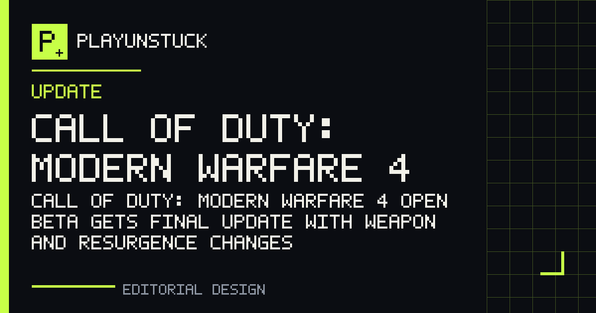 Call of Duty: Modern Warfare 4
