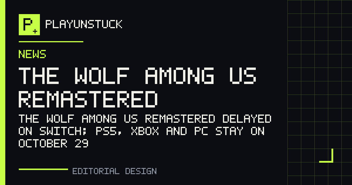 The Wolf Among Us Remastered