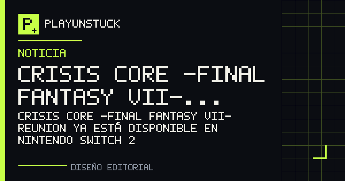 CRISIS CORE -FINAL FANTASY VII- REUNION