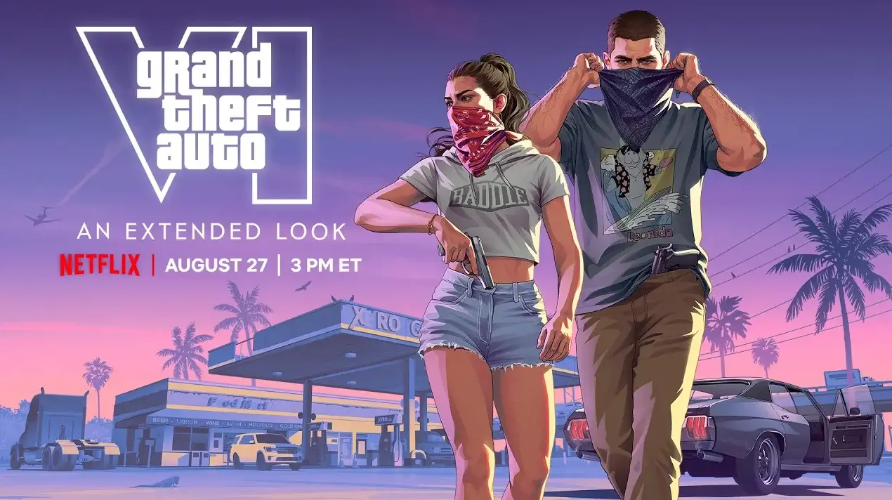 Lucia y Jason en la imagen promocional de GTA VI: An Extended Look